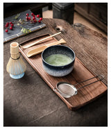 Matcha Tea Set 6pc Bamboo Ceramic Teaware Ceremony Gift - Tophatter Daily Deals