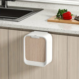 Motion Sensor Trash Can Hanging Bin For Cabinet Door Natural - Tophatter Daily Deals