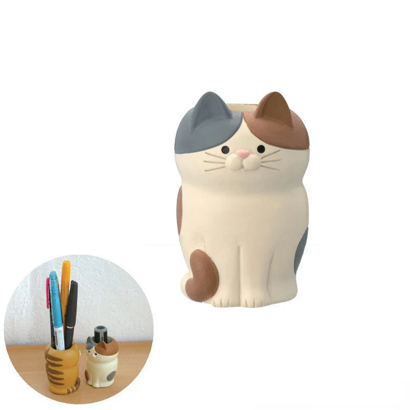 Kawaii Cat Glasses Holder Tortoiseshell Standing Animals - Tophatter Daily Deals