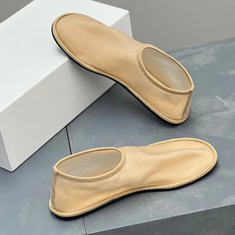 Breathable Women Mesh Ballet Flats - Slip On, For Summer - Tophatter Daily Deals