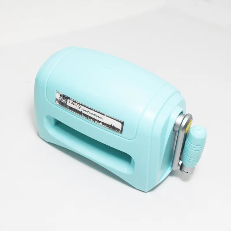 Portable Manual Die Cutting And Embossing Machine For Cards Blue Embossing - Tophatter Daily Deals