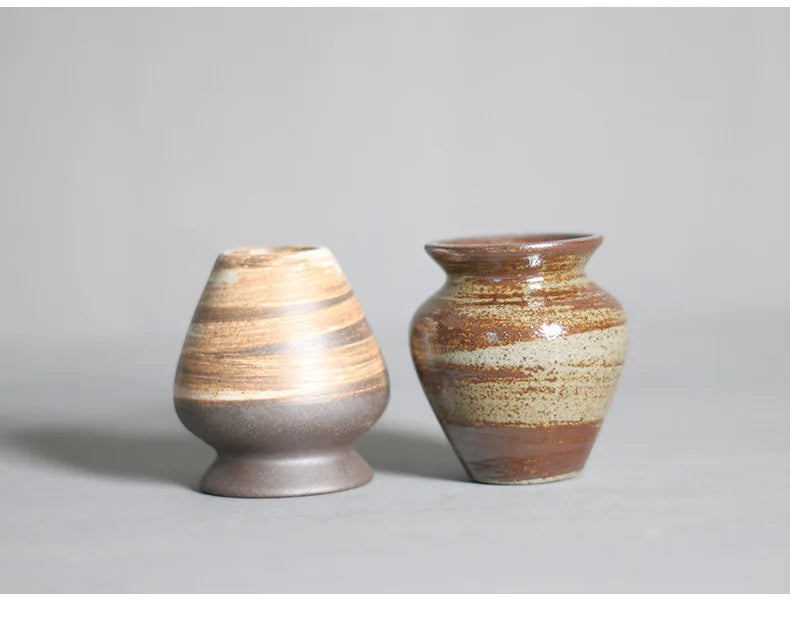 Matcha Tea Whisk Holder Pottery Stand Rustic Teaware - Tophatter Daily Deals