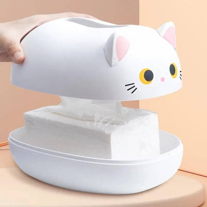 Kawaii Cat Tissue Box Animals - Tophatter Daily Deals