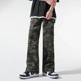 Oversized Men’s Cargo Jeans - Baggy Straight Denim Wear - Tophatter Daily Deals