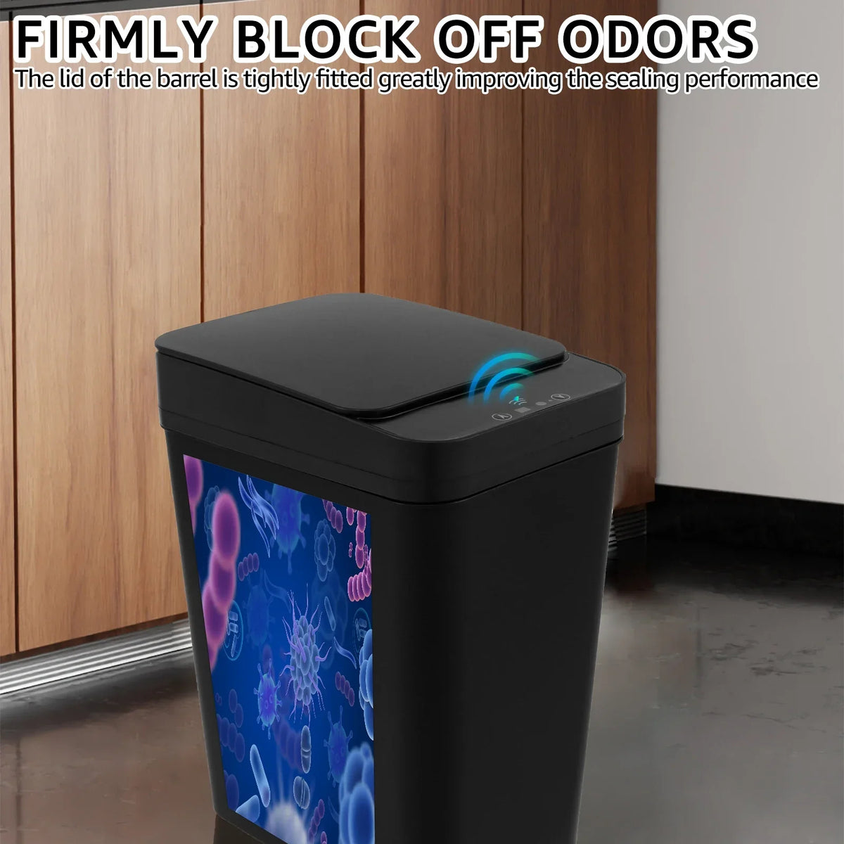Touchless Automatic Trash Can 12L Sensor Kitchen - Tophatter Daily Deals