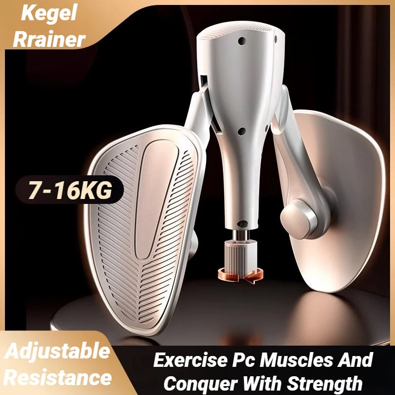 Adjustable Resistance Pelvic Floor Leg Trainer Grey Fitness - Tophatter Daily Deals