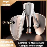 Adjustable Resistance Pelvic Floor Leg Trainer Grey Fitness - Tophatter Daily Deals