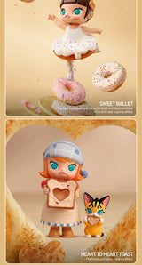 Genuine Pop Mart Molly Carb-Lover Series Figures Blind Box Food - Tophatter Daily Deals