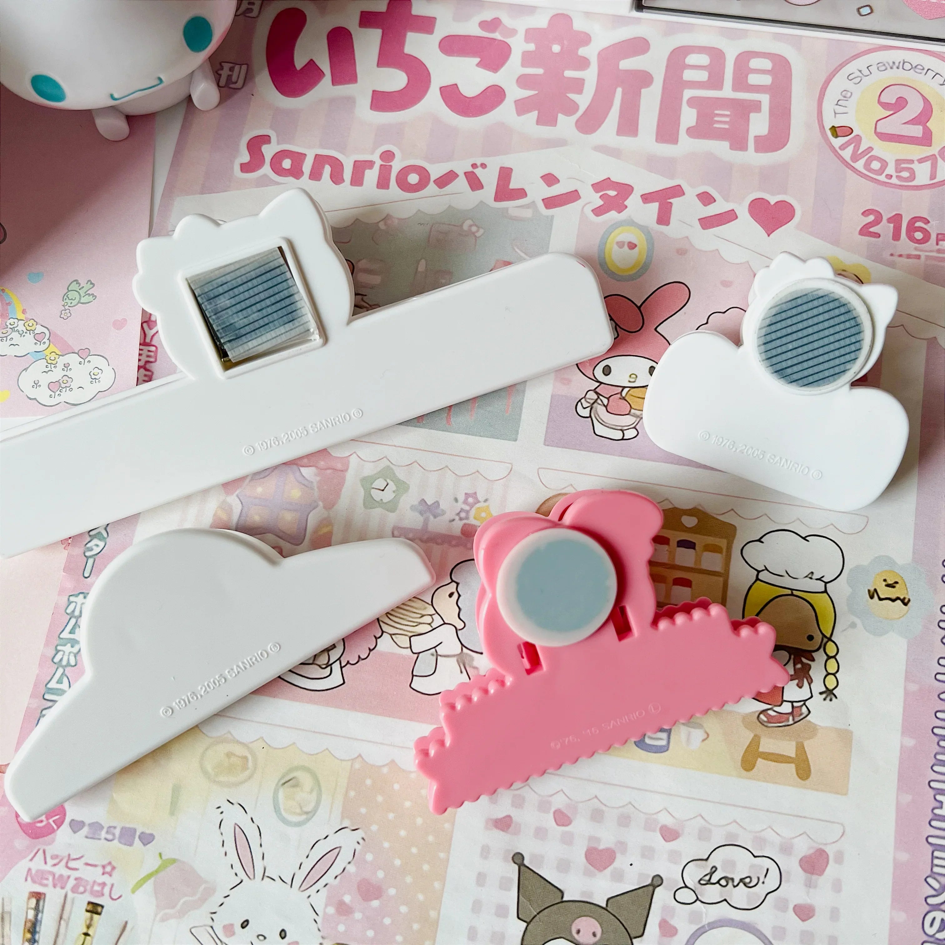 My Melody Magnetic Clip Refrigerator Magnet Pink Animals - Tophatter Daily Deals