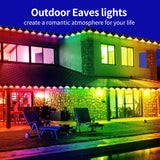 LED Eaves Lights Waterproof Remote Controlled Outdoor - Tophatter Daily Deals