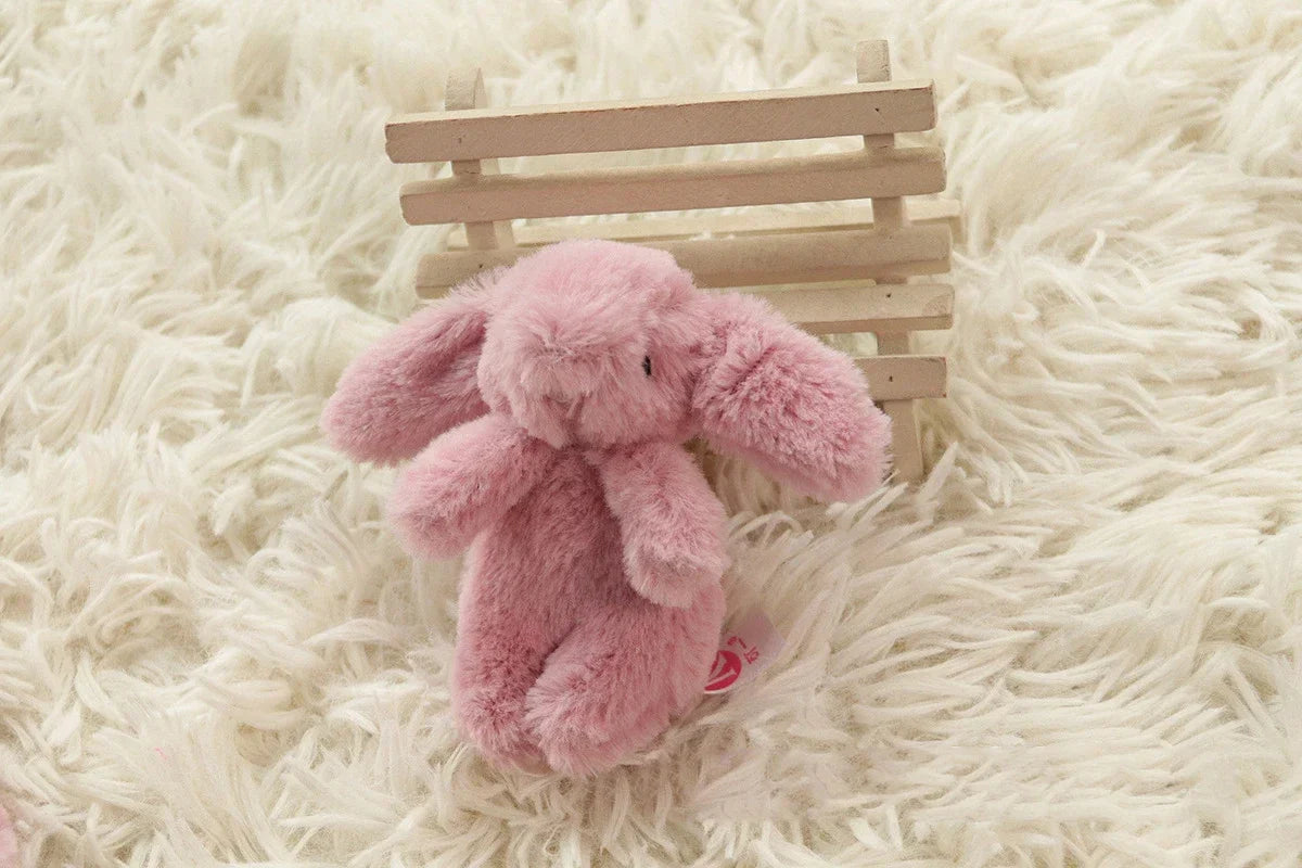 Rabbit Plush Keychain Cute Bunny Bag Charm Soft Gift - Tophatter Daily Deals