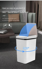 Smart Trash Can Automatic Sensor Bin Touchless Odor Control - Tophatter Daily Deals