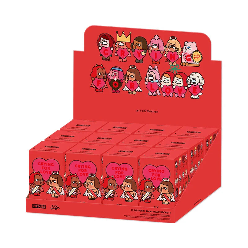 Genuine Pop Mart Crybaby Crying For Love Series Figures Blind Box Full Set of 12 Boxes Mythical - Tophatter Daily Deals