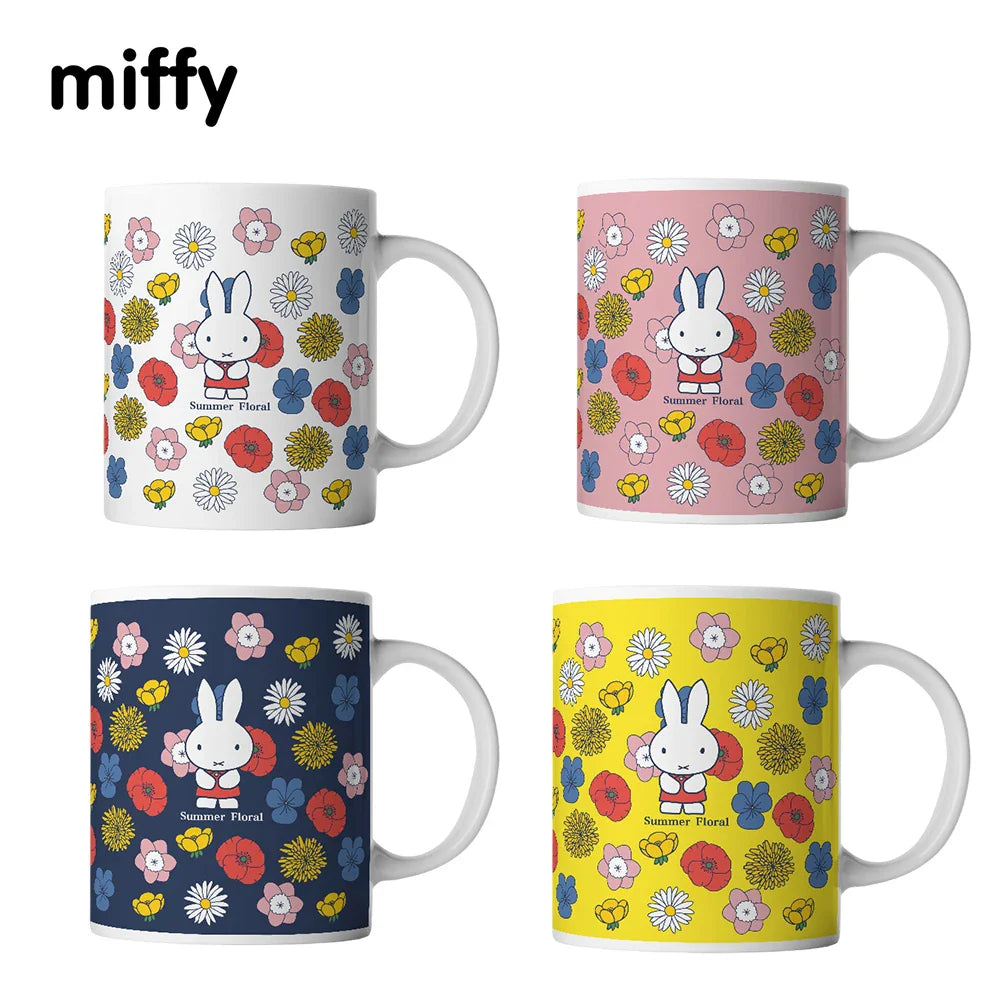 MIffy Summer Floral Mug 350ml Animals - Tophatter Daily Deals