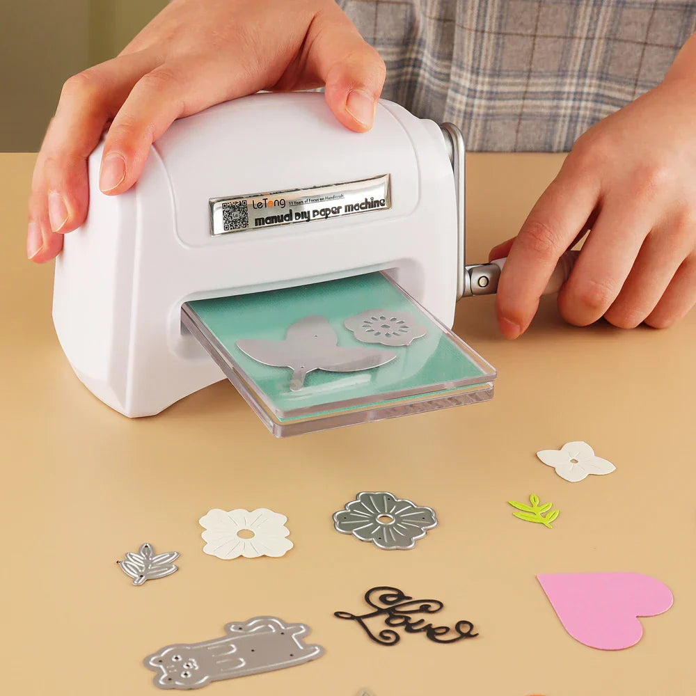 Die Cutting Machine Mini Handheld For DIY Scrapbooking - Tophatter Daily Deals