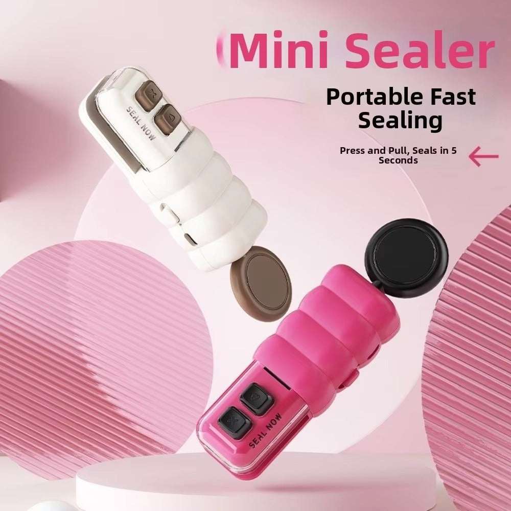 Magnetic Suction Mini Sealing Machine Mini Bag Sealers - Tophatter Daily Deals