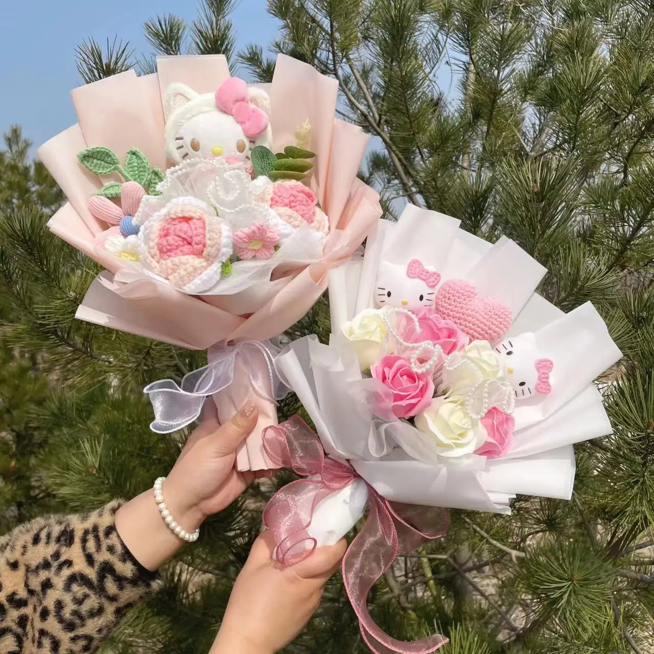 Sanrio Hello Kitty Plush Bouquet Flowers Flowers - Tophatter Daily Deals