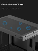 Mini ITX PC Case 240mm Water Cooling MicroATX Chassis - Tophatter Daily Deals