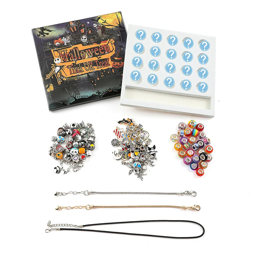 Halloween Blind Box Charm Bracelet Kit DIY Surprise - Tophatter Daily Deals