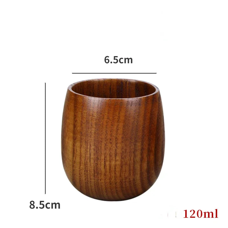 Jujube Wood Soup Bowls Solid Wooden Japanese Bowls BZ0002 - Tophatter Daily Deals