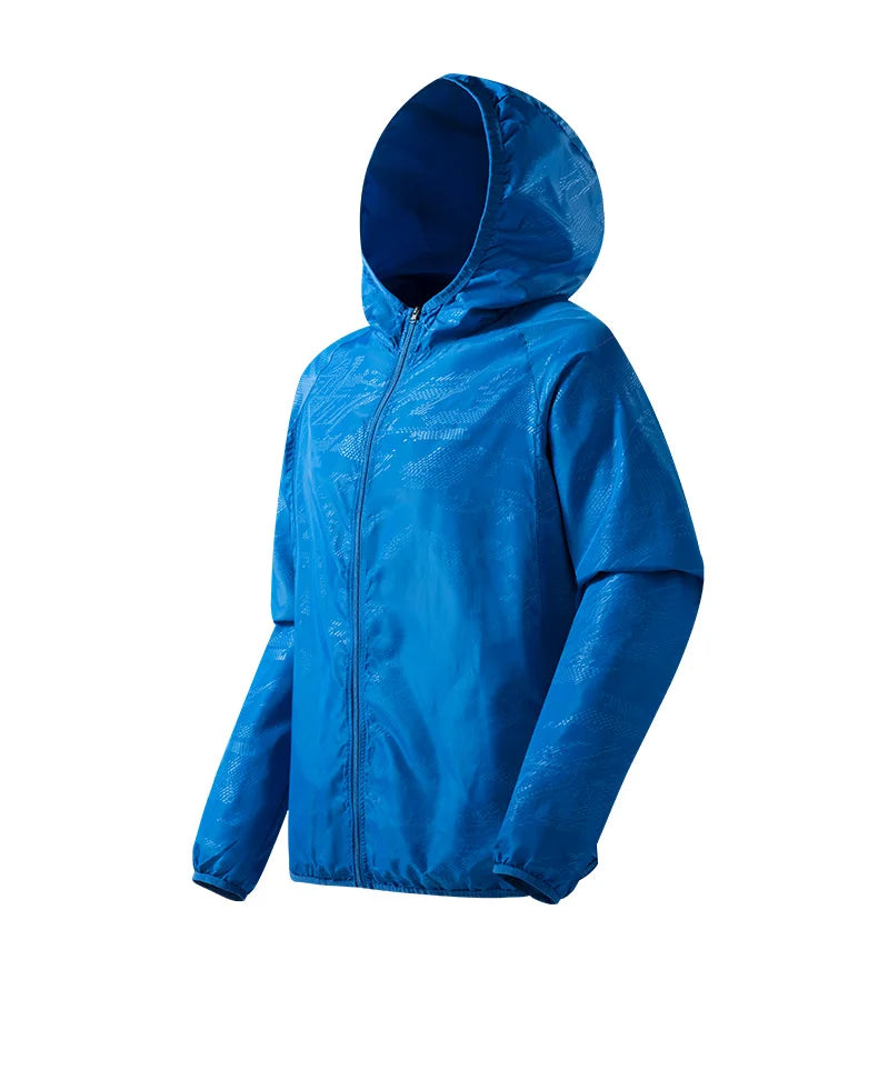 Waterproof Men's Hiking Jacket - Hooded Quick Dry, Polyester - Tophatter Daily Deals
