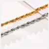 Stainless Steel Rope Chain Bracelet Twisted Singapore - Tophatter Daily Deals