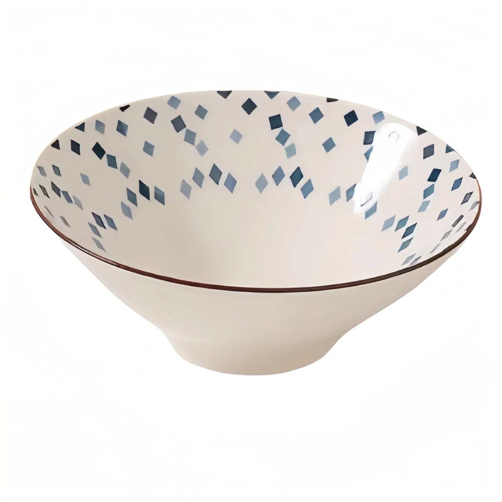 Ramen Bowl 8 Inch Porcelain Japanese Noodle Bowl Large Light Blue Bowl 8 inch - Tophatter Daily Deals