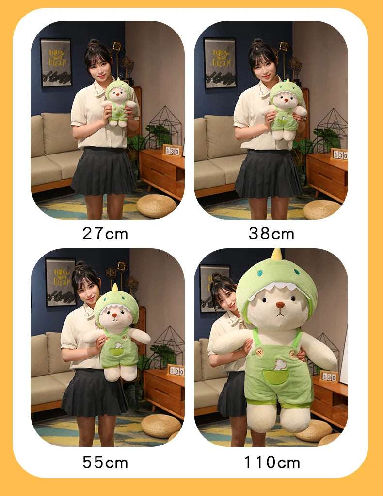 Dinosaur Bear Plush Toy Cute Stuffed Animals Bunny Duck Plushie Animals - Tophatter Daily Deals