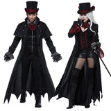 Vampire Costume Set Gothic Couple Halloween 2025 Cosplay - Tophatter Daily Deals
