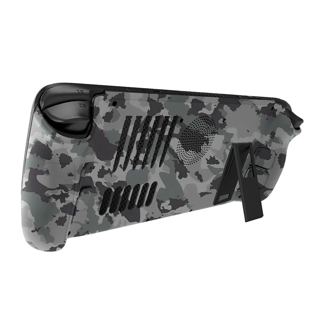 Steam Deck Clear Cooling Back Cover With Stand Bracket Camouflage Bracket - Tophatter Daily Deals