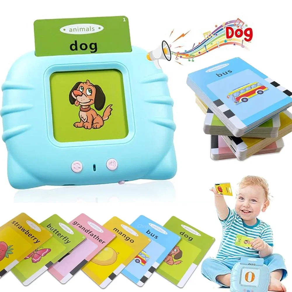 Interactive Educational Toy Flash Card Learning Machine for 2-6 Year Olds, Screen-Free Learning with Audio Function Educational Toys - Tophatter Daily Deals
