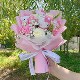 Sanrio Kawaii Hello Kitty Plush Flowers Bouquet Flowers - Tophatter Daily Deals