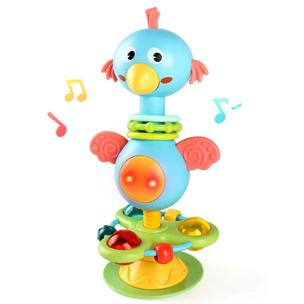 Baby Soothing Rattle Suction Cup Newborn Sensory Toys - Tophatter Daily Deals