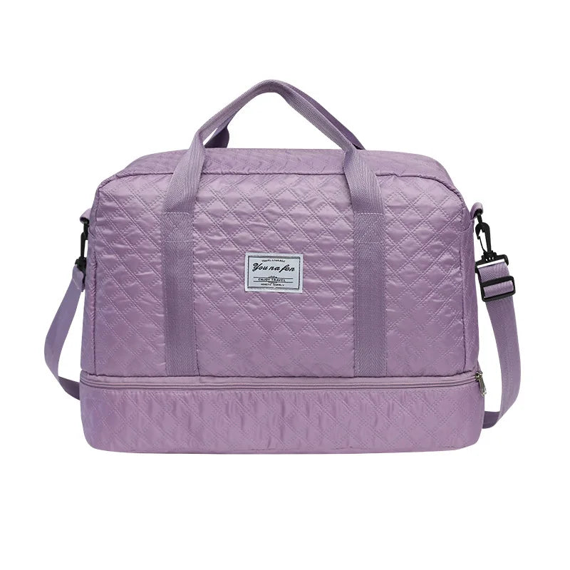 Duffle Gym Shoulder Lightweight Travel Bag (Purple) Luggage & Bags > Duffel Bags - Tophatter Daily Deals