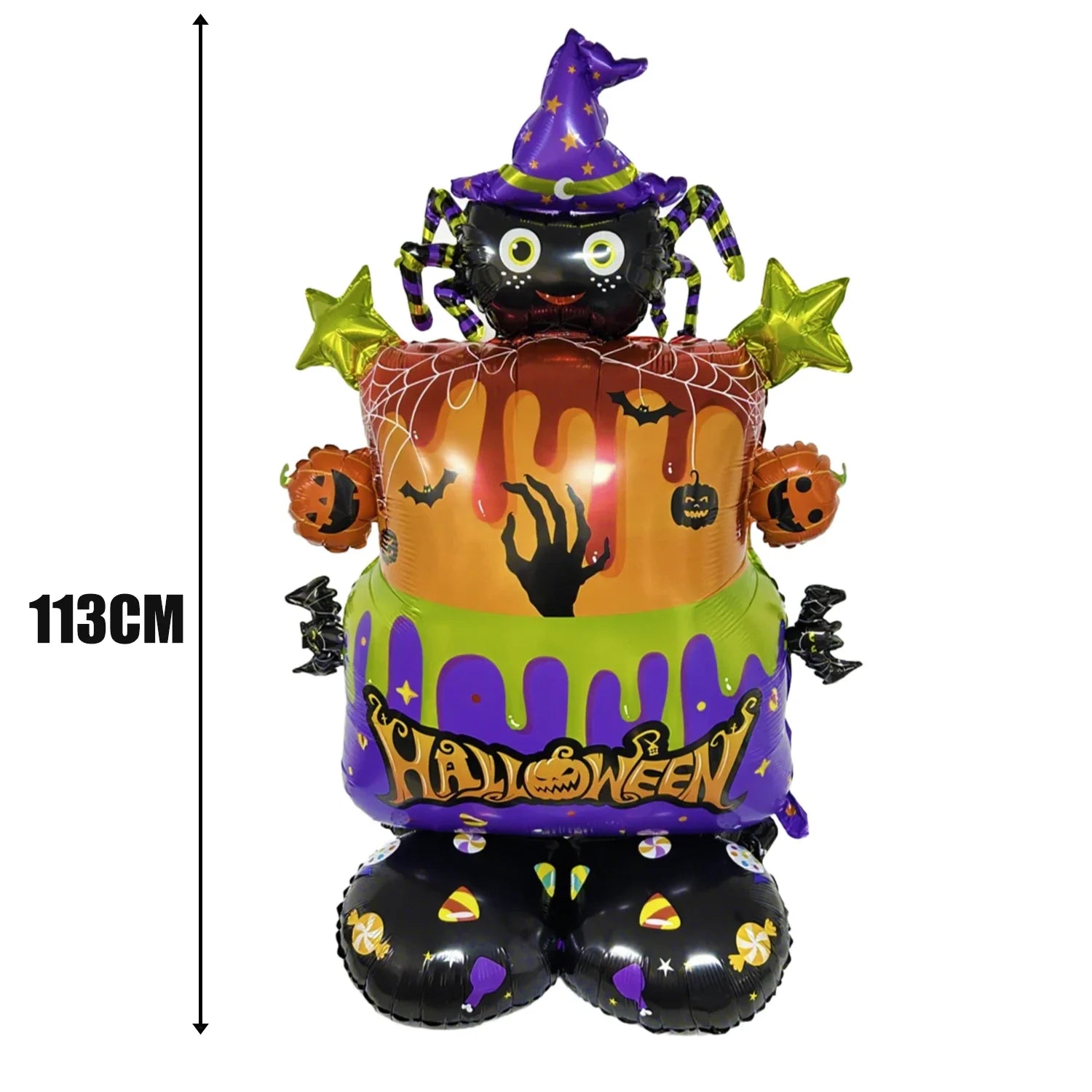 Halloween Balloons Giant Foil Standee Party Decor 2025 15 As the picture shows - Tophatter Daily Deals