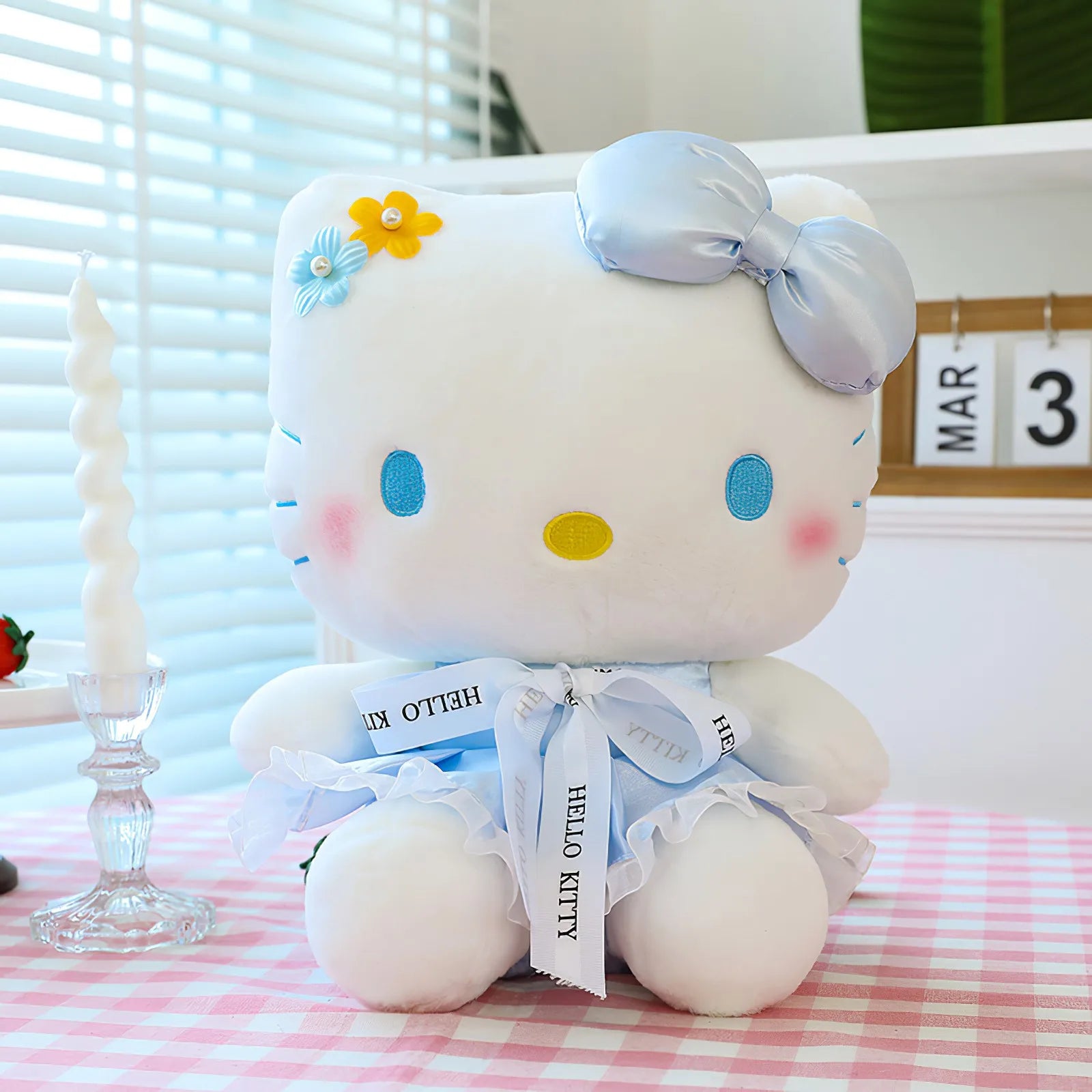 Sanrio Hello Kitty Kuromi Plush Toy Hello Kitty (Blue) Anime - Tophatter Daily Deals