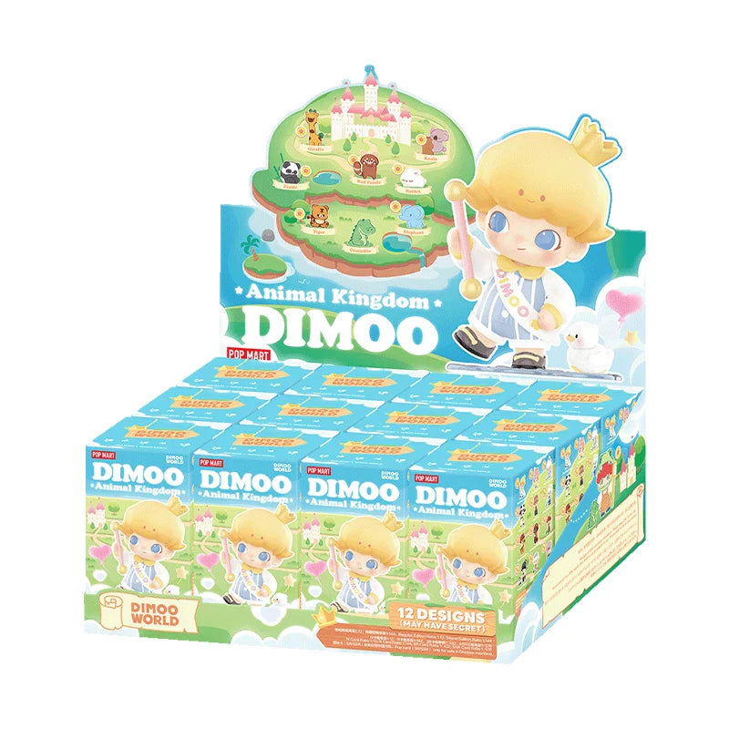 Genuine Pop Mart Dimoo Animal Kingdom Series Blind Box Figurines by Ayan Full Set of 12 Boxes Mythical - Tophatter Daily Deals