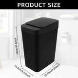 Touchless Automatic Trash Can 12L Sensor Kitchen - Tophatter Daily Deals