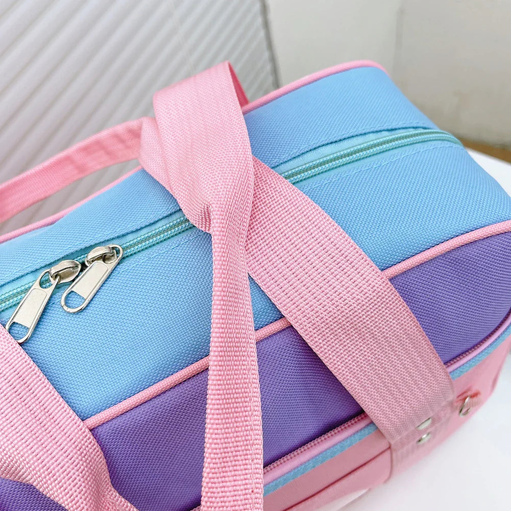 Heart PU Leather Laptop Bag Pastel Handbag Top Handle Japanese Style School Bag - Tophatter Daily Deals