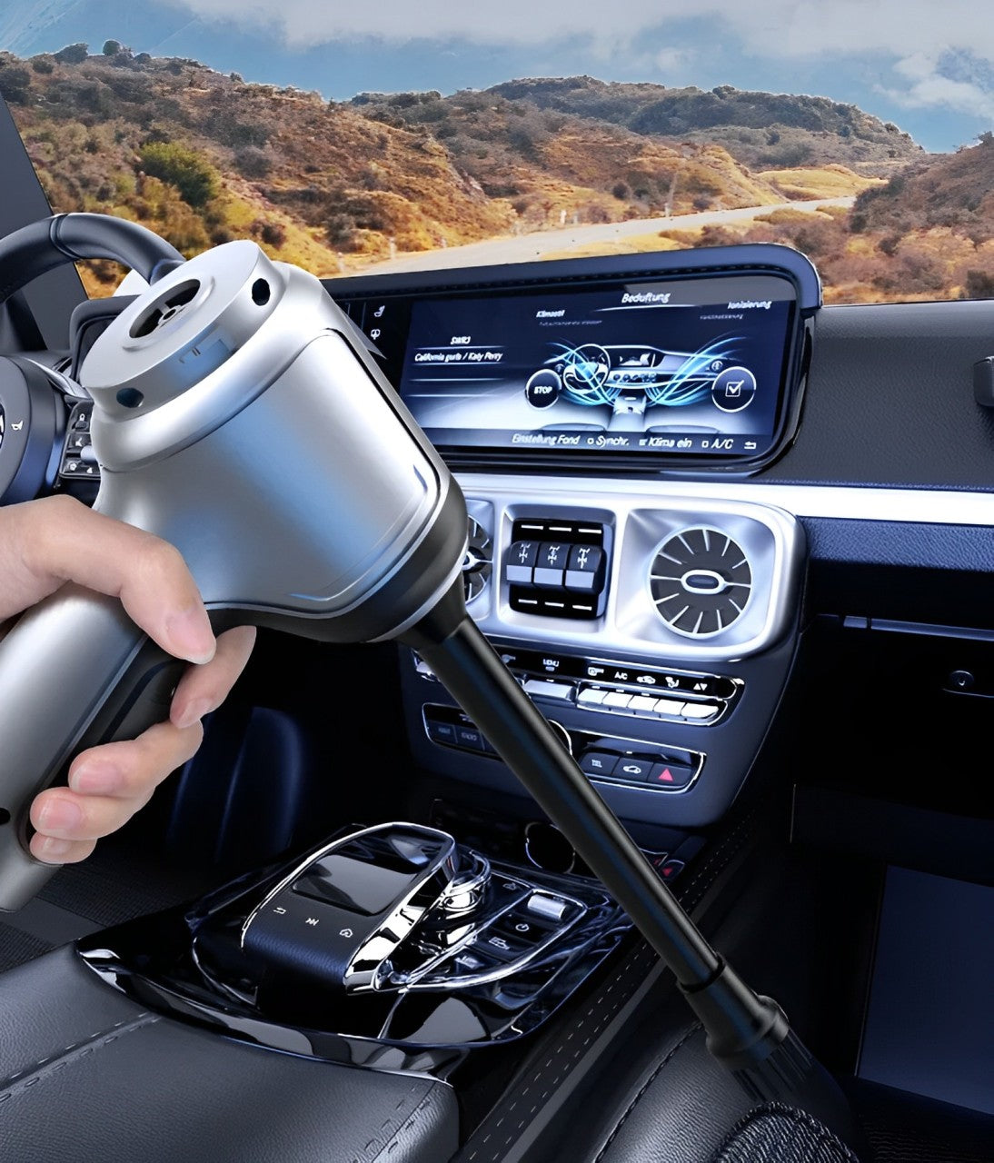Cordless Car Vacuum Cleaner 95000Pa Portable 4000mAh - Tophatter Daily Deals