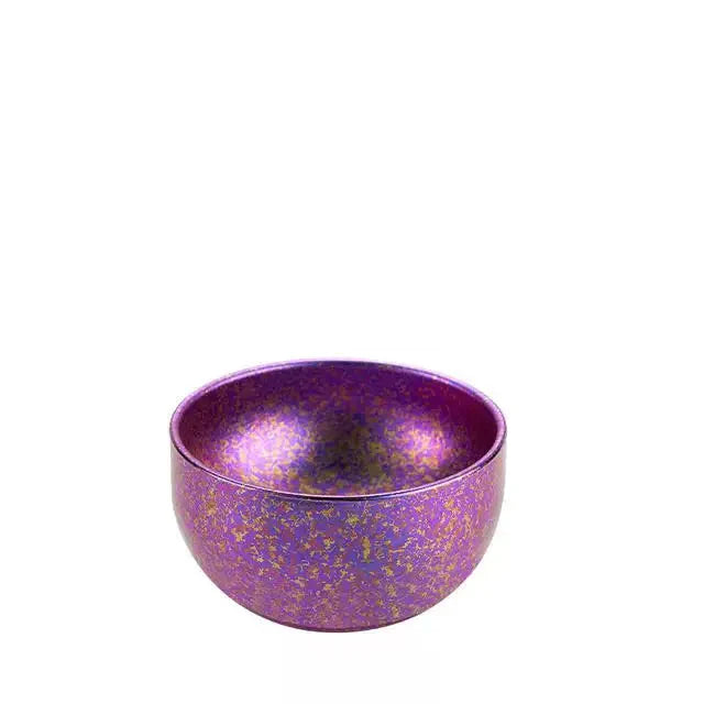 Pure Titanium Double Layer Tea Cup 50ml Camping Set Purple - Tophatter Daily Deals