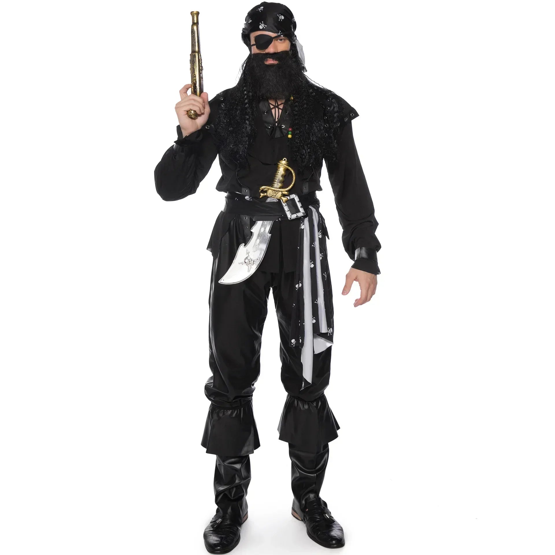 Pirate Costume Couple Set Halloween Carnival Cosplay - Tophatter Daily Deals