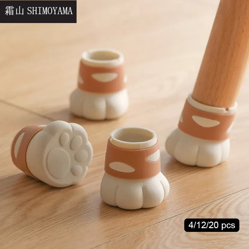 Silicone Chair Leg Caps Cat Claw Foot Pads Home Decor Animals - Tophatter Daily Deals