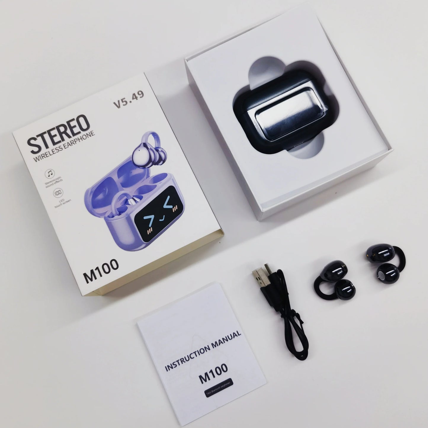 Wireless Translator Earbuds Touch Screen Case 144 Languages - Tophatter Daily Deals
