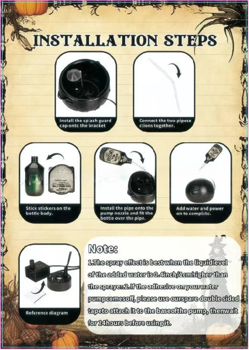 Witch Cauldron Fog Machine Halloween Prop With LED Glow - Tophatter Daily Deals