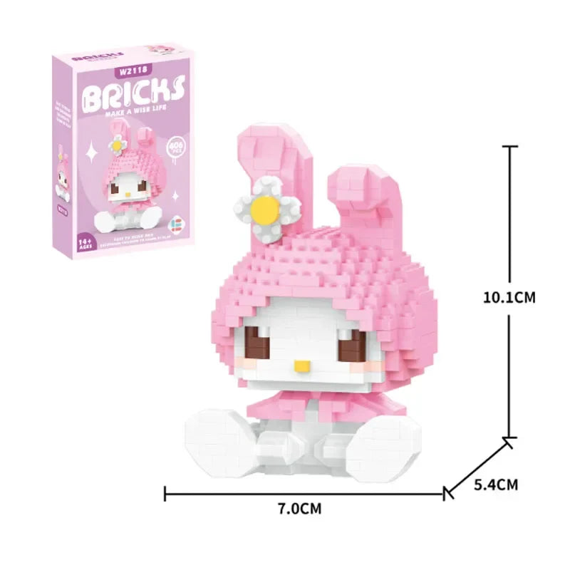 Sanrio My Melody Lego Building Block Figures My Melody Daisy Anime - Tophatter Daily Deals