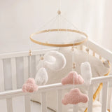 Wooden Crib Mobile Felt Bear Musical Newborn Sensory Toys - Tophatter Daily Deals