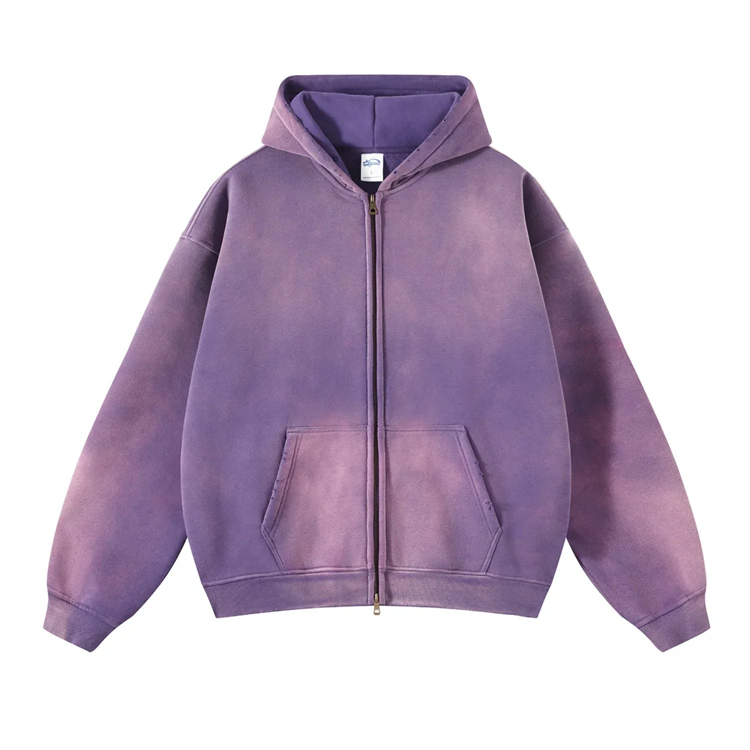 Warm Relaxed Men's Zip Up Hoodie - Oversize, Plush, Winter - Tophatter Daily Deals
