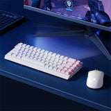 Hall Effect 68 Key Magnetic Gaming Keyboard Topographic RGB - Tophatter Daily Deals