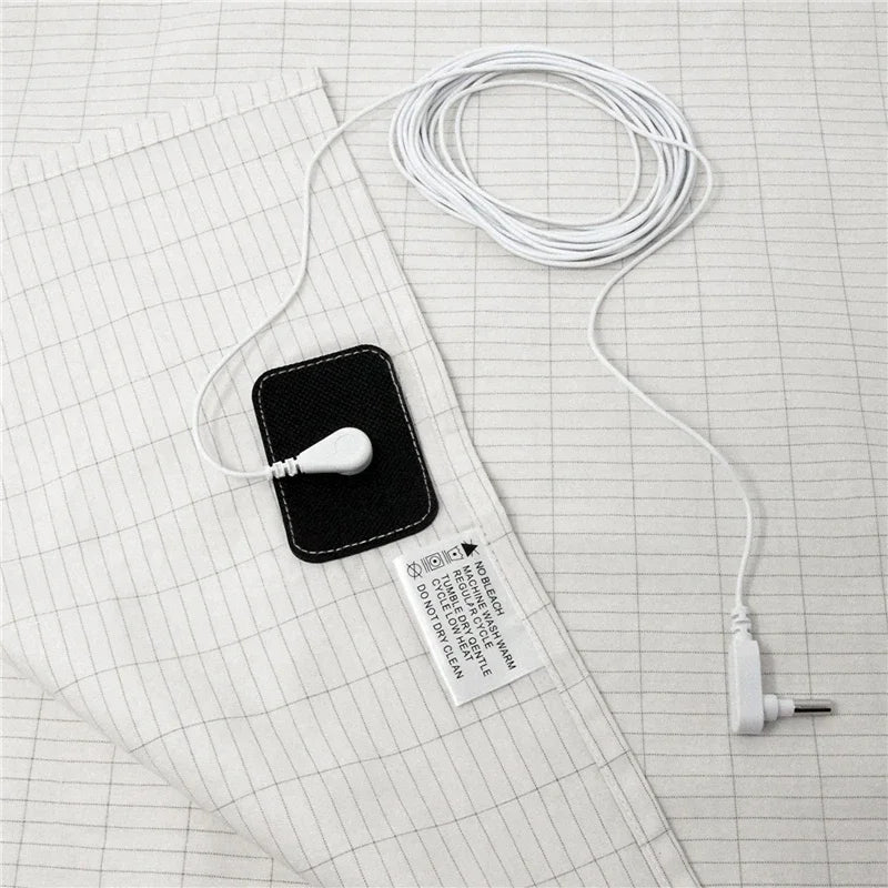 Earthing Bed Sheet Grounding Sheet Anti Static Sleep - Tophatter Daily Deals